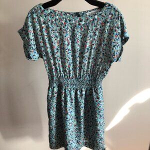 Shein Cold Shoulder Bell Sleeve Sweetheart Asymmetrical Tulip A-Line Dre…